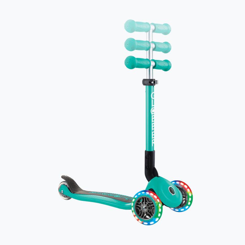 Hulajnoga trójkołowa dziecięca Globber Junior Foldable Lights dark emerald green 7