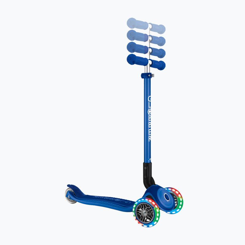 Hulajnoga trójkołowa dziecięca Globber Primo Foldable Plus Lights navy blue 7