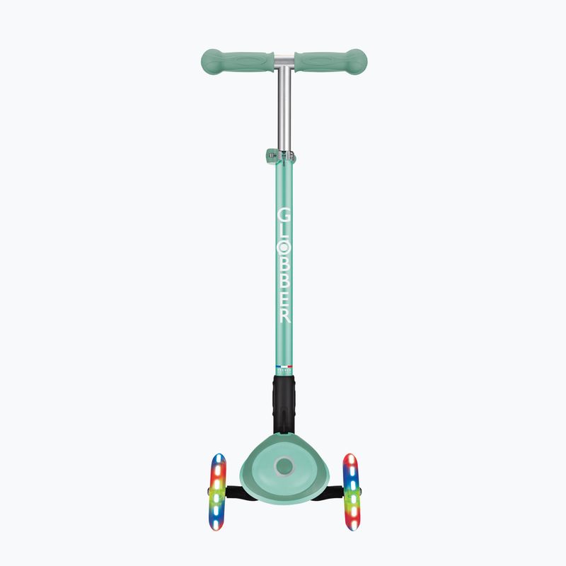 Hulajnoga trójkołowa dziecięca Globber Primo Foldable Plus Lights mint 4
