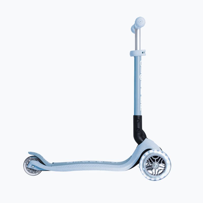 Hulajnoga trójkołowa dziecięca Globber Junior Foldable Lights Eco blueberry 2