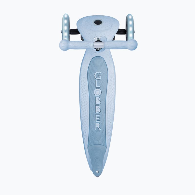 Hulajnoga trójkołowa dziecięca Globber Junior Foldable Lights Eco blueberry 4