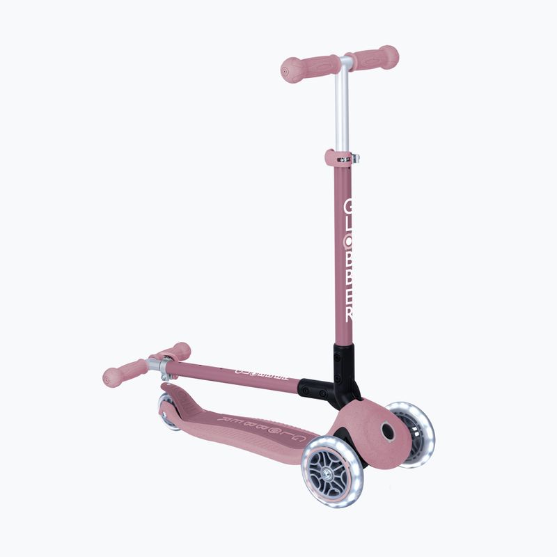 Hulajnoga trójkołowa dziecięca Globber Junior Primo Foldable Lights Eco berry 7