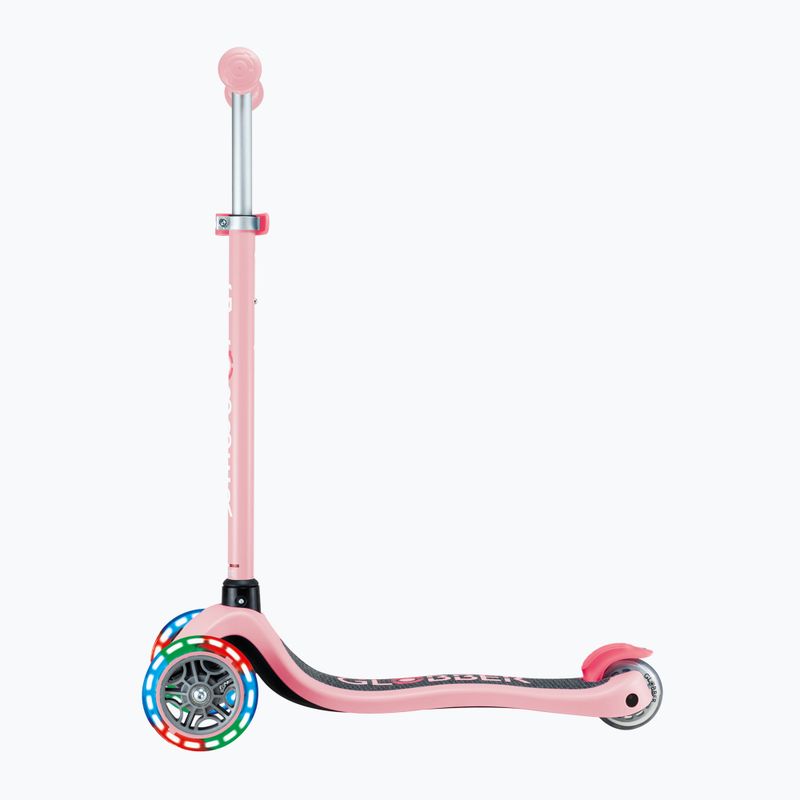 Hulajnoga trójkołowa dziecięca Globber Primo Lights pastel pink 2