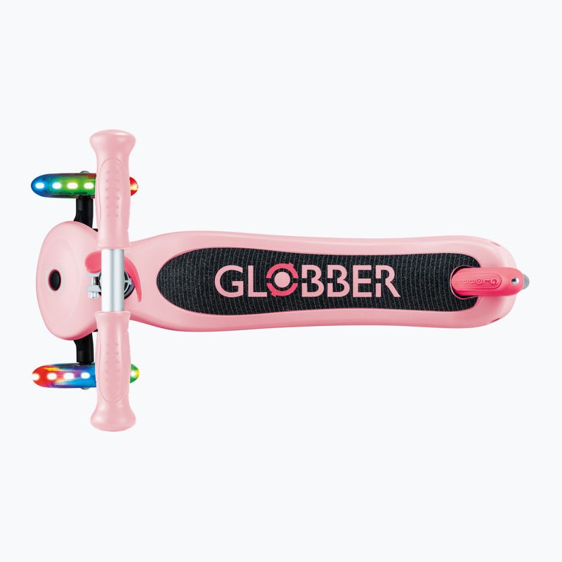 Hulajnoga trójkołowa dziecięca Globber Primo Lights pastel pink 6
