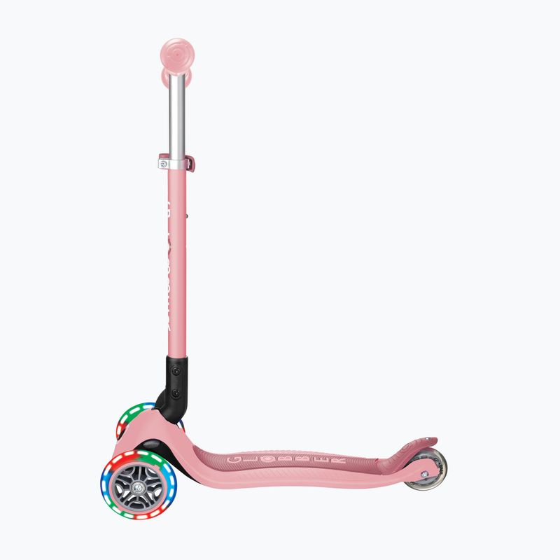 Hulajnoga trójkołowa dziecięca Globber Primo Foldable Lights pastel pink 2