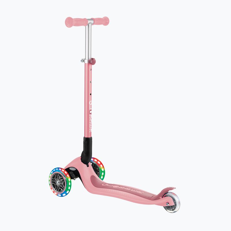 Hulajnoga trójkołowa dziecięca Globber Primo Foldable Lights pastel pink 3