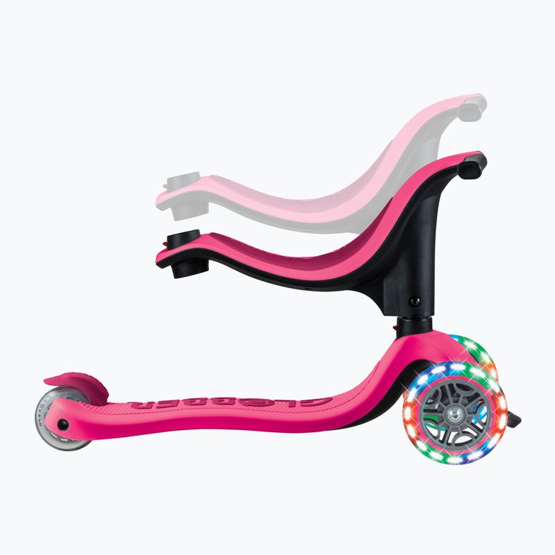 Hulajnoga trójkołowa dziecięca Globber Go.Up Sporty Lights fuchsia 8