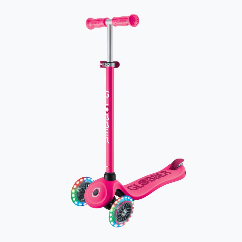 Hulajnoga trójkołowa dziecięca Globber Go.Up Sporty Lights fuchsia 9