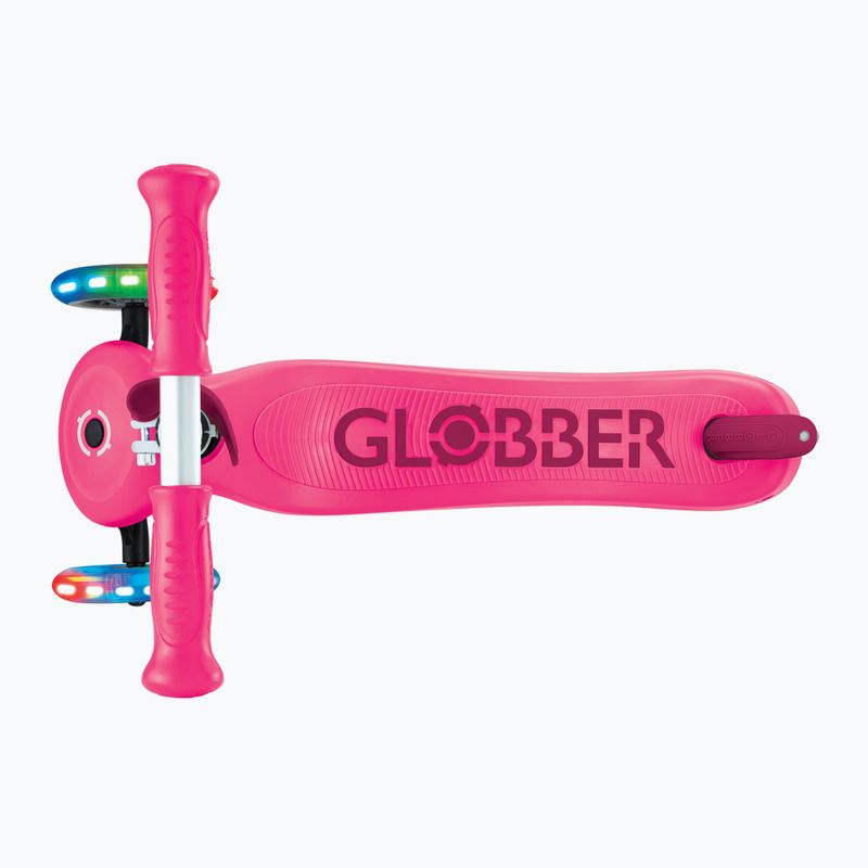 Hulajnoga trójkołowa dziecięca Globber Go.Up Sporty Lights fuchsia 12