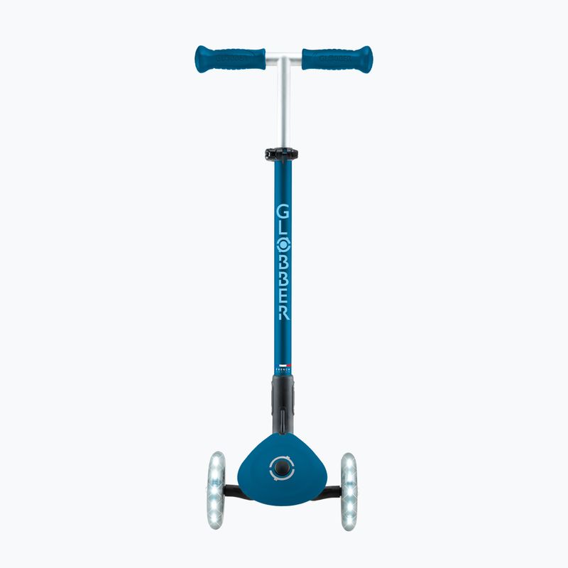 Hulajnoga trójkołowa dziecięca Globber Primo Foldable Plus Lights petrol blue 4