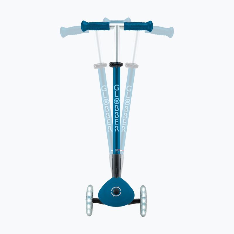 Hulajnoga trójkołowa dziecięca Globber Primo Foldable Plus Lights petrol blue 9