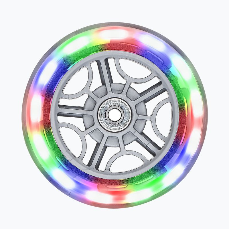 Kółka do hulajnogi Globber LED 121mm ABEC-9 2 szt. led multicolour