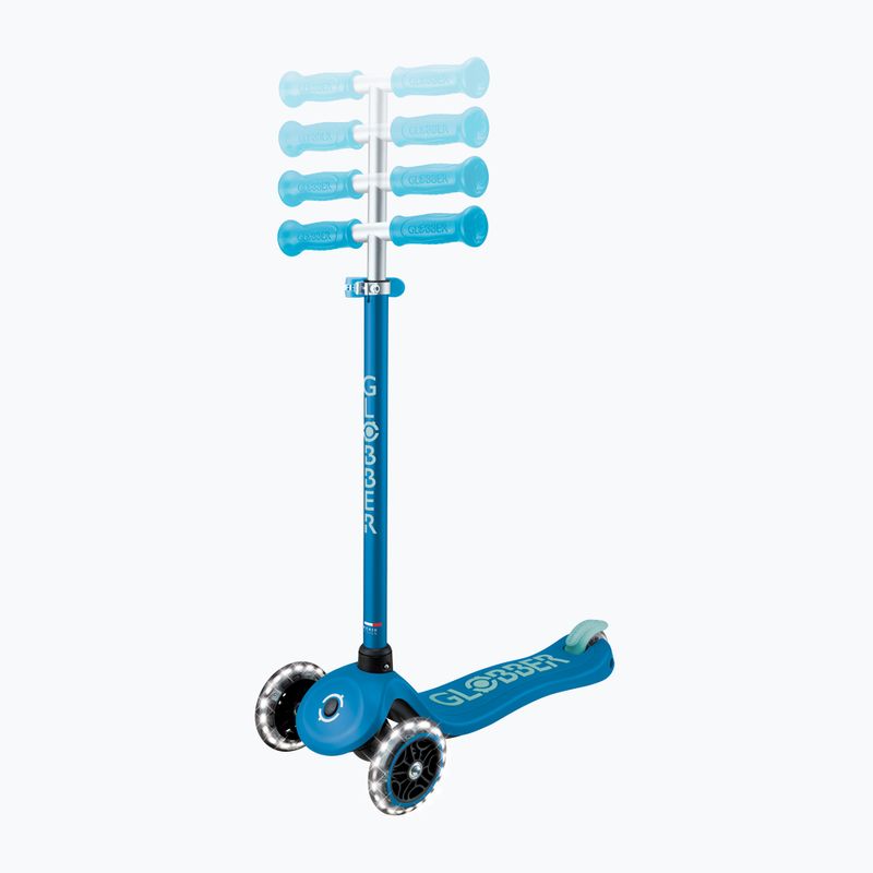 Hulajnoga trójkołowa dziecięca Globber Primo Plus Glow Lights petrol blue 7