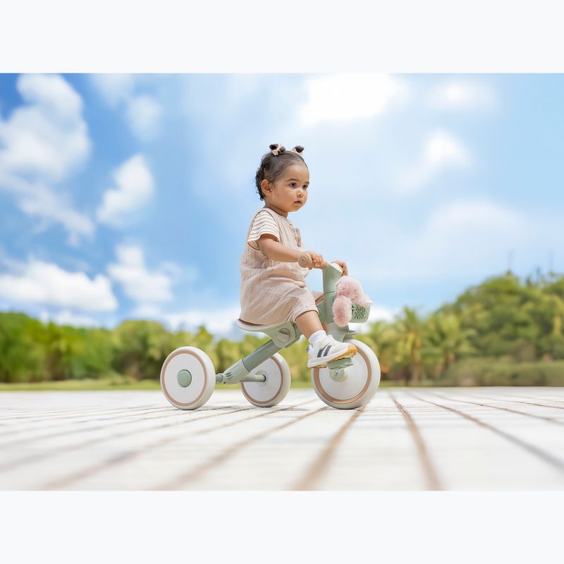 Rowerek biegowy trójkołowy Globber Learning Trike 2w1 Plus Ecologic pistachio 12