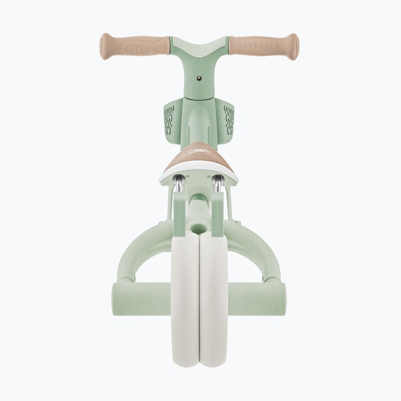 Rowerek biegowy trójkołowy z prowadnikiem Globber Learning Trike 2w1 Plus Ecologic pistachio 8