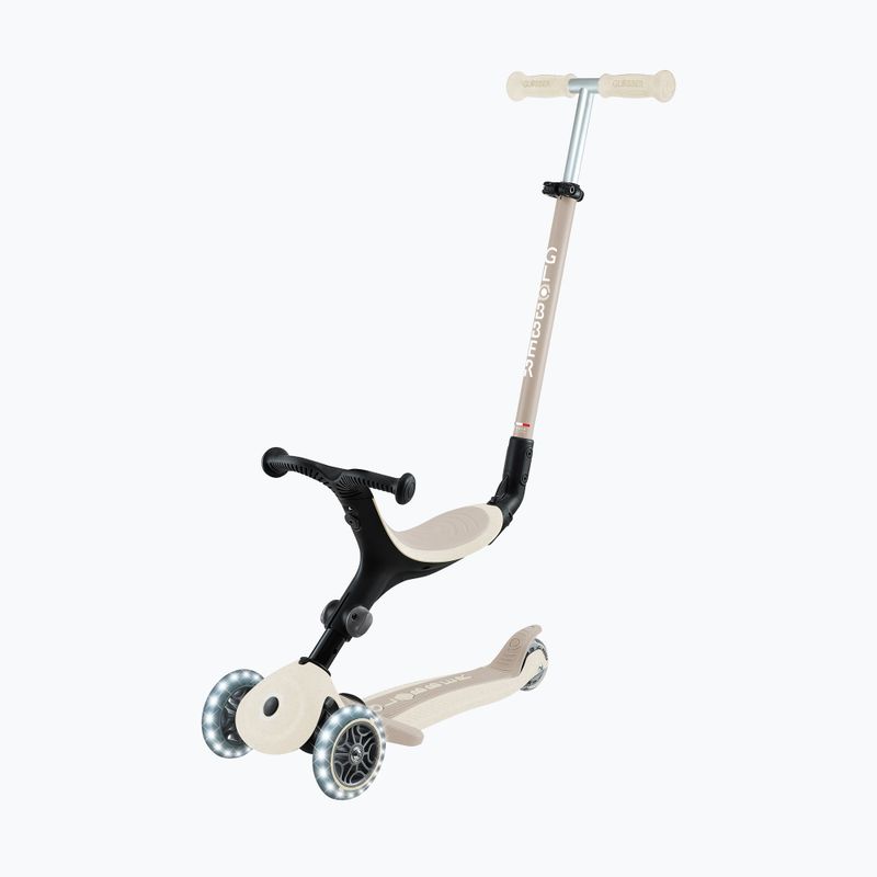 Hulajnoga trójkołowa dziecięca Globber Go.Up Active Ecologic Lights coconut 10