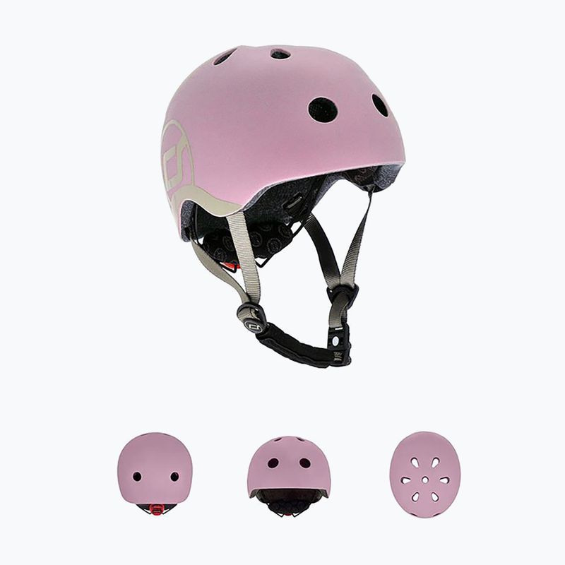 Kask dziecięcy Scoot & Ride XXS-S rose 7