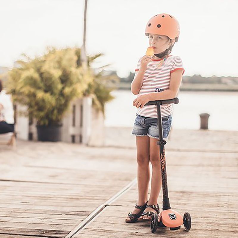 Kask dziecięcy Scoot & Ride S-M peach 5