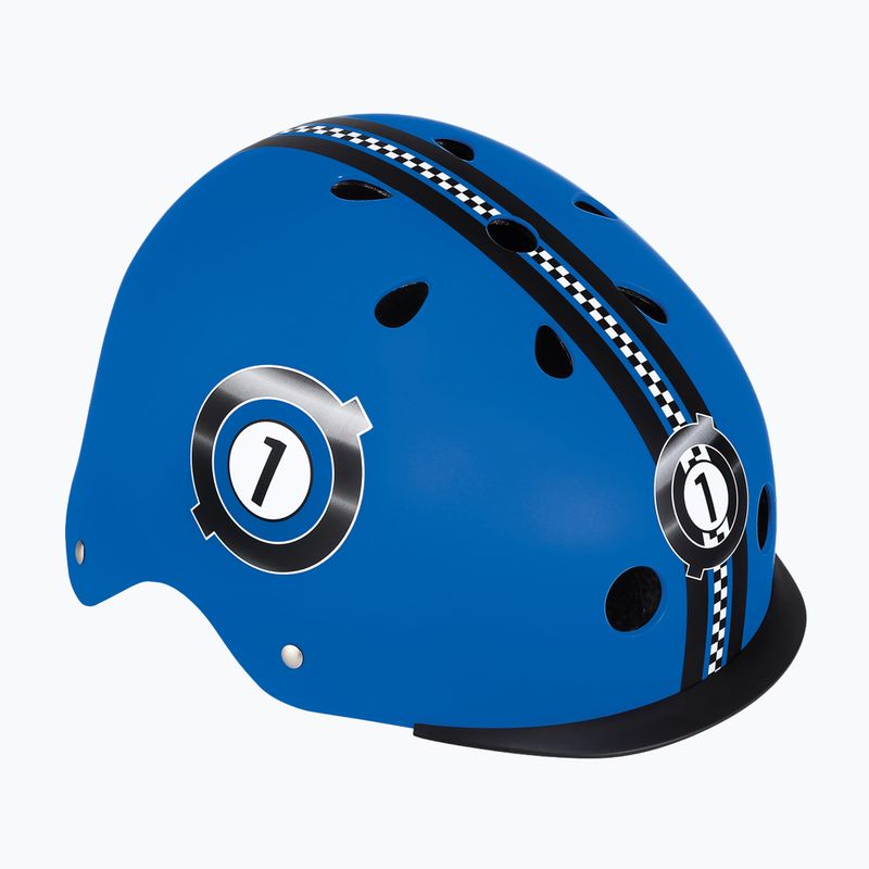 Kask dziecięcy Globber Elite Lights navy blue racing