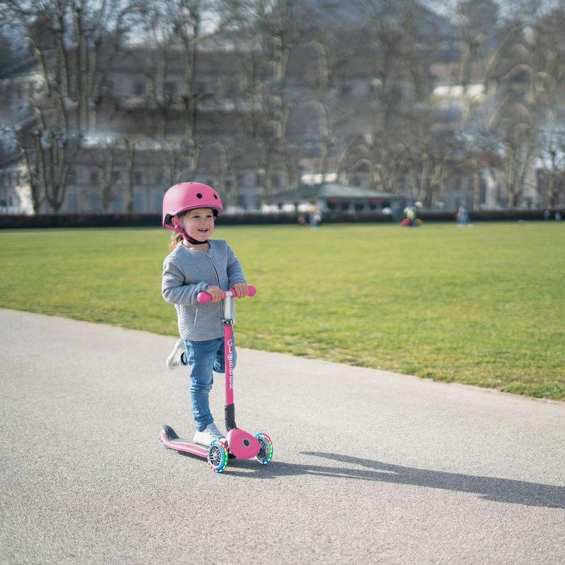 Kask dziecięcy Globber Primo Fantasy deep pink flower 7