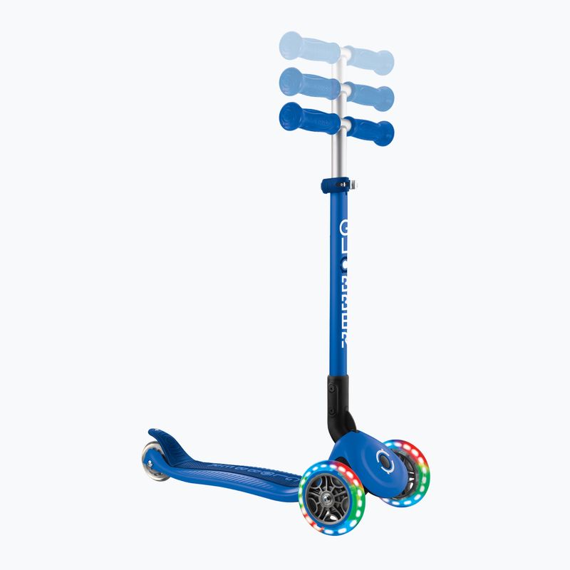 Hulajnoga trójkołowa dziecięca Globber Primo Foldable Lights navy blue 8