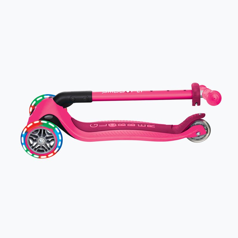 Hulajnoga trójkołowa dziecięca Globber Primo Foldable Lights fuchsia 8