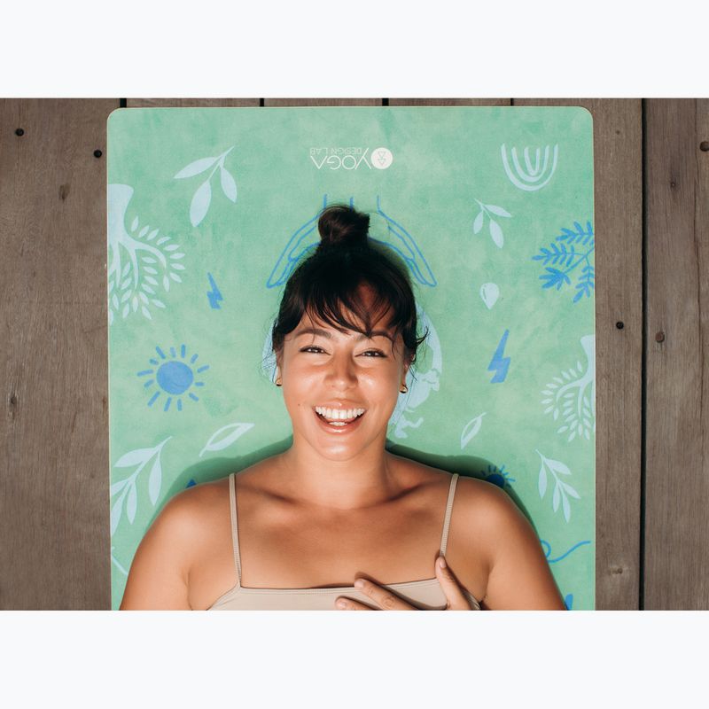 Mata do jogi Yoga Design Lab Green Earth 3,5 mm green 10