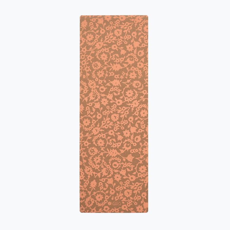 Mata do jogi Yoga Design Lab Cork 5,5 mm floral batik