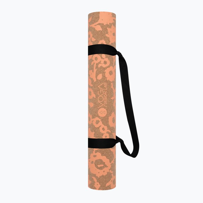 Mata do jogi Yoga Design Lab Cork 5,5 mm floral batik 5