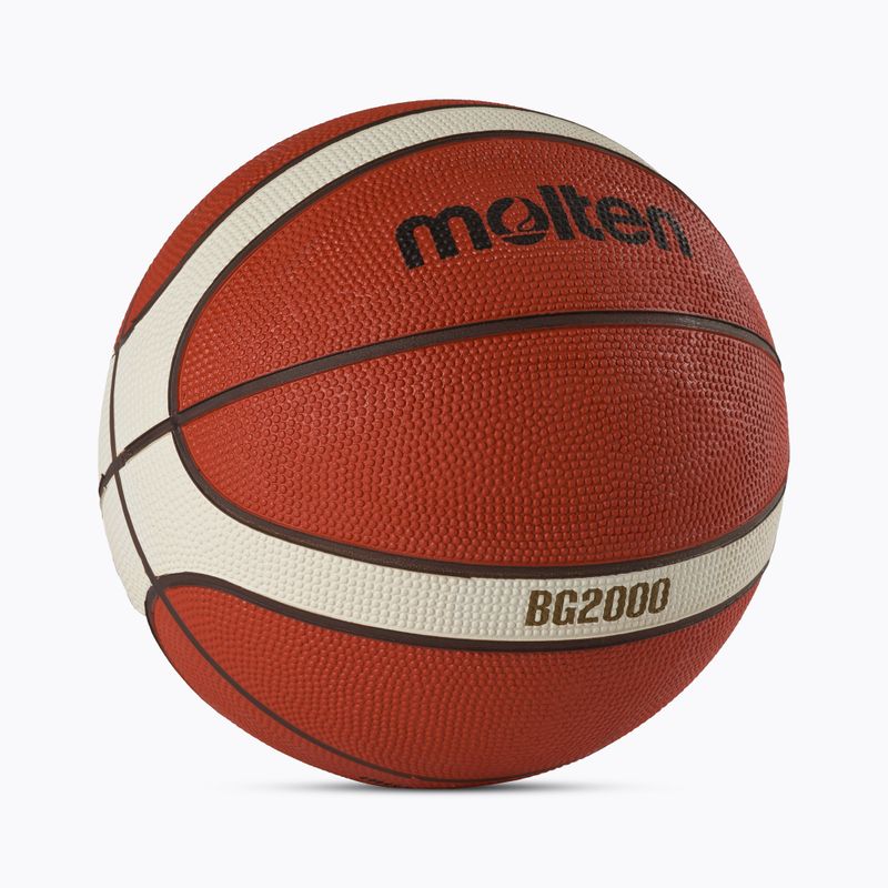 Piłka do koszykówki Molten B7G2000 FIBA pomarańczowa rozmiar 7 2
