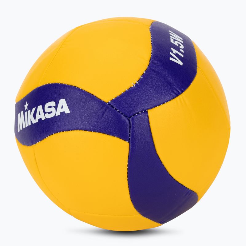 Piłka do siatkówki Mikasa V1.5W yellow/blue rozmiar 1.5 2