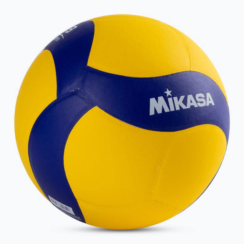 Piłka do siatkówki Mikasa V330W yellow/blue rozmiar 5 2