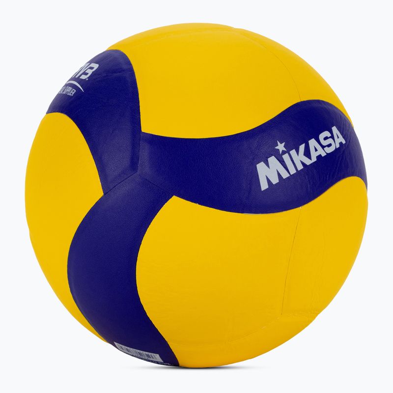Piłka do siatkówki Mikasa V330W Light yellow/blue rozmiar 5 2