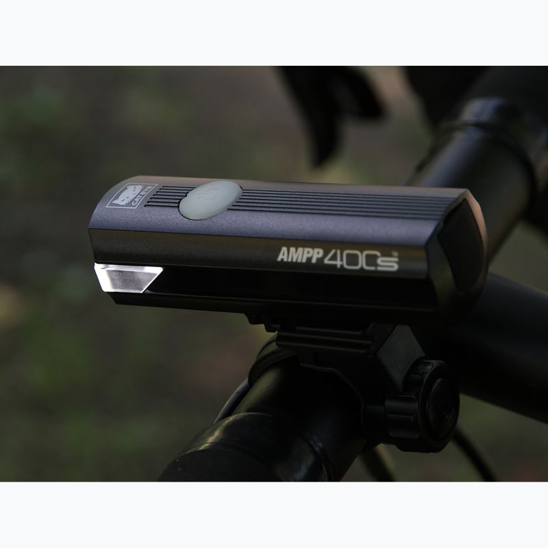 Lampka rowerowa przednia Cateye AMPP 400S HL-EL084SRC black 5