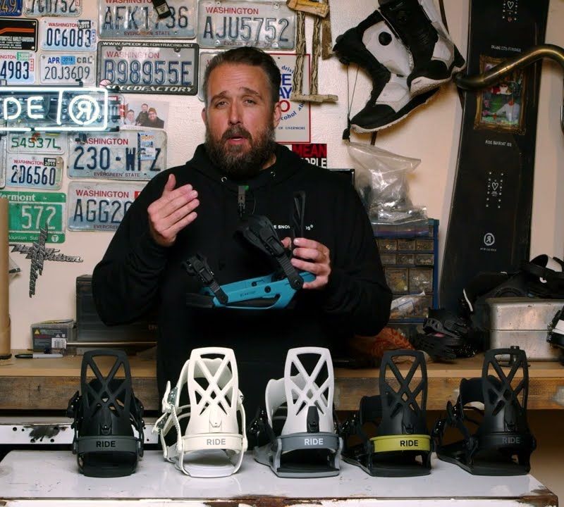 Wiązania snowboardowe męskie RIDE A-4 black 6