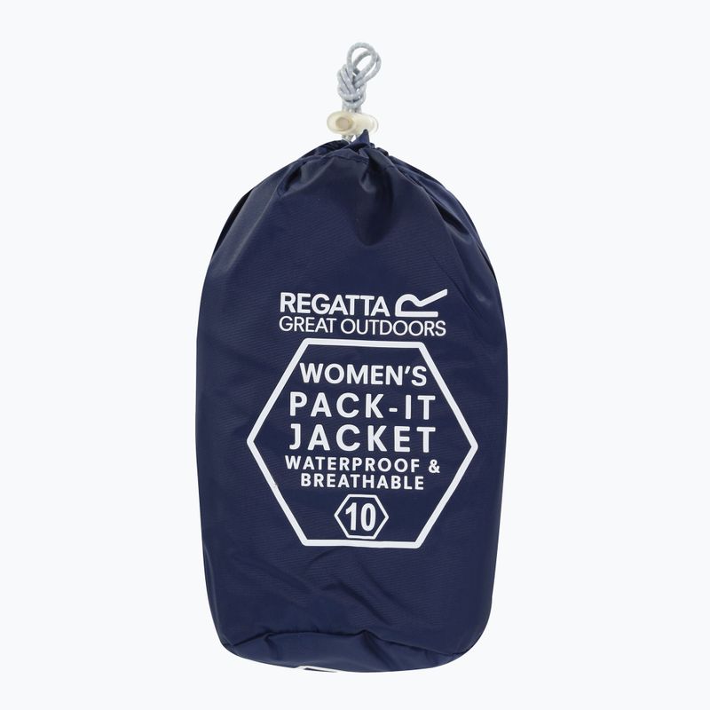 Kurtka przeciwdeszczowa damska REGATTA Pack-It III midnight 12