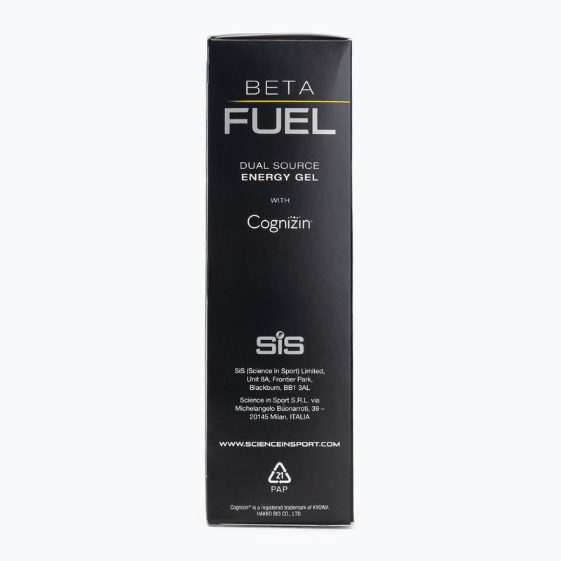 Zestaw żeli energetycznych Science in Sport Beta Fuel Energy + Nootropics 6 x 60 ml apple 3