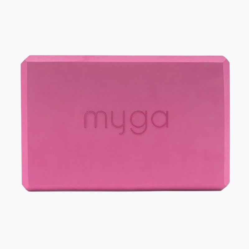 Kostka do jogi Myga Foam Block różowy