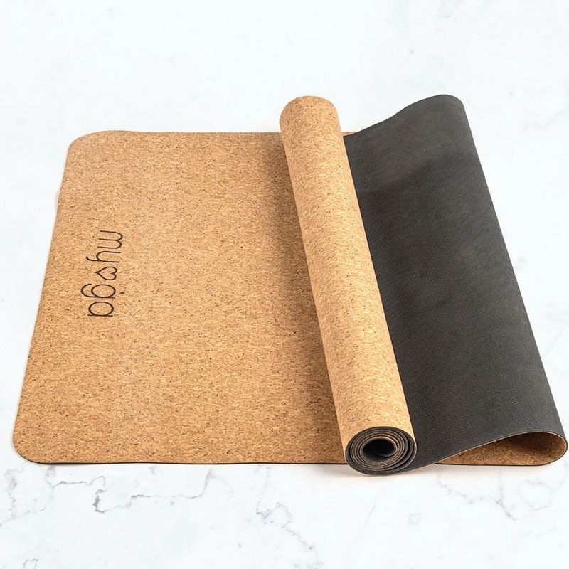 Mata do jogi Myga Cork/Rubber 2 mm brązowy 6
