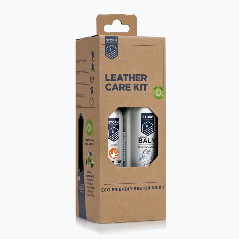 Zestaw do pielęgnacji obuwia STORM Leather Proofer