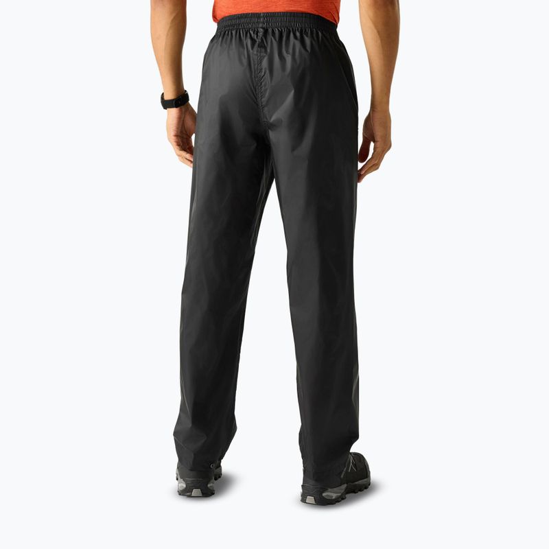 Spodnie trekkingowe męskie REGATTA Pack It Overtrousers black 3