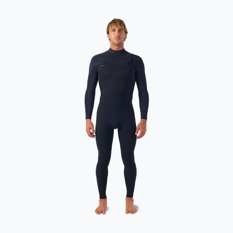 Pianka do pływania męska O'Neill Hyperfreak 5/4+ mm Chest Zip Full black/black