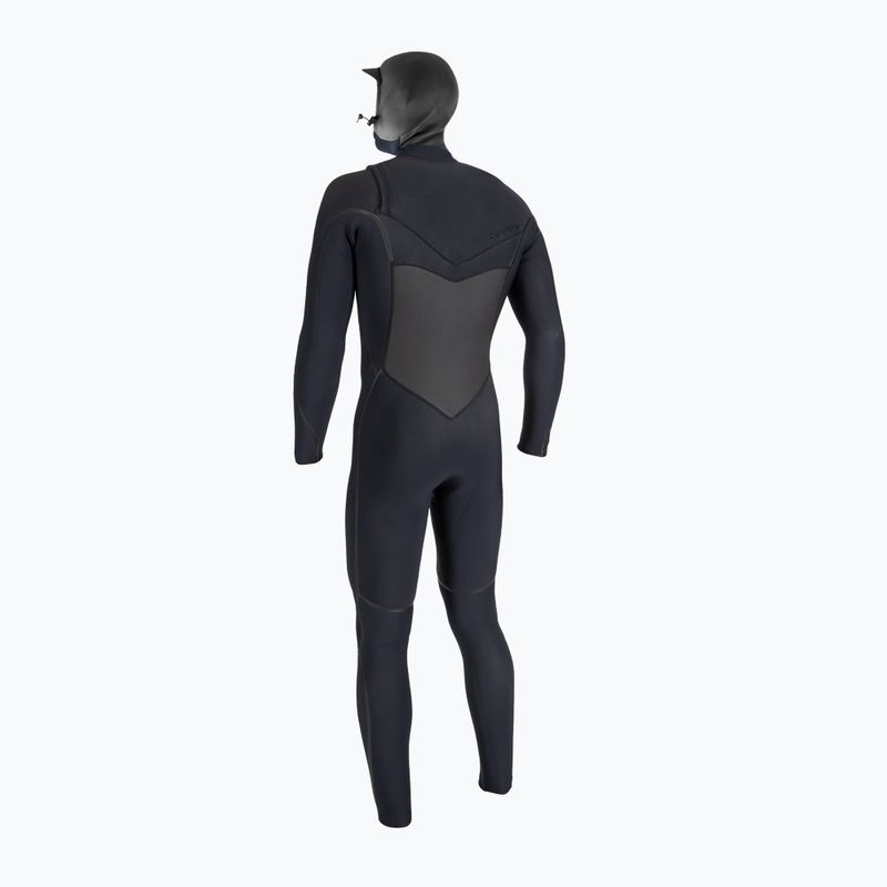 Pianka do pływania męska O'Neill Psycho Tech 6/4+ mm Chest Zip with Hood black 5545-A00 2