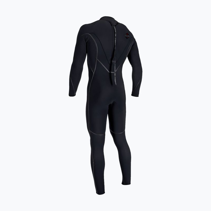Pianka do pływania męska O'Neill Hyperfreak Fire 4/3+ Back Zip Full black/black 2