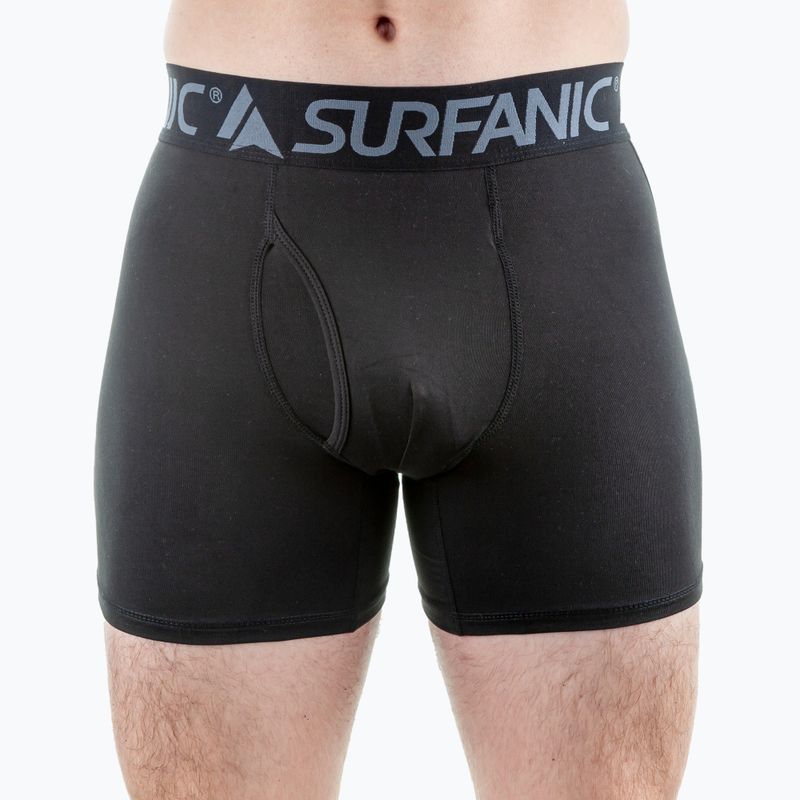 Bokserki termoaktywne męskie Surfanic Carbondri 3 pary black 3