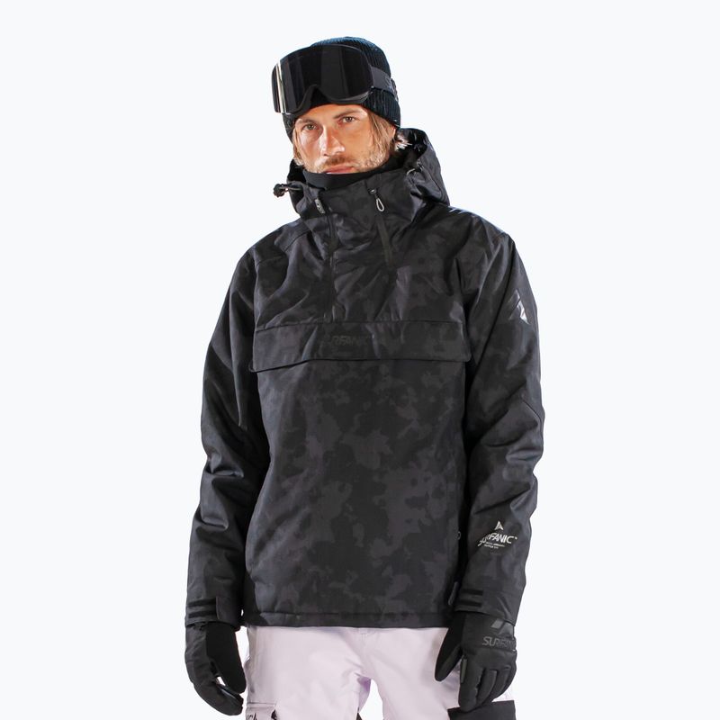 Kurtka snowboardowa męska Surfanic Whiteroom Map black