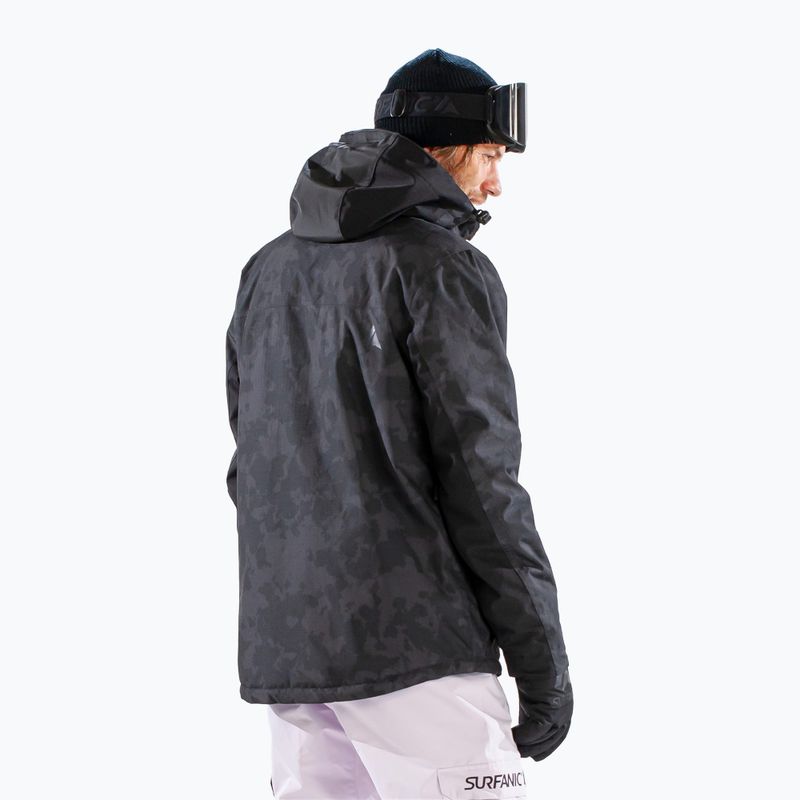 Kurtka snowboardowa męska Surfanic Whiteroom Map black 3