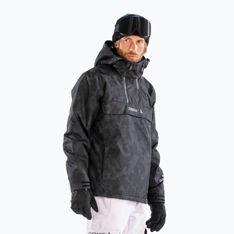 Kurtka snowboardowa męska Surfanic Whiteroom Map black 4