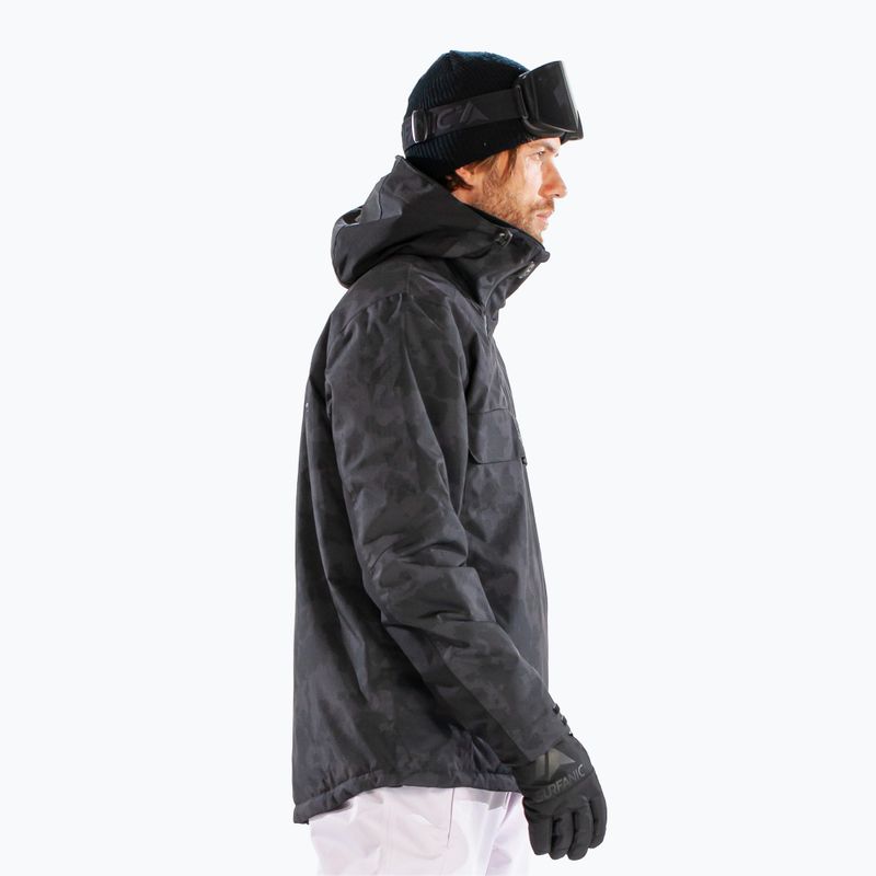Kurtka snowboardowa męska Surfanic Whiteroom Map black 6