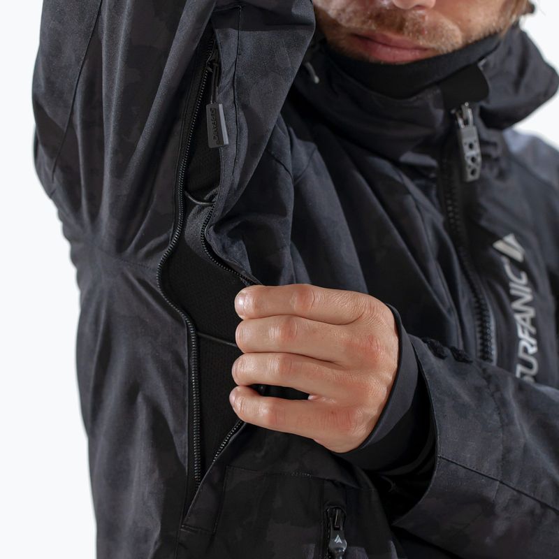 Kurtka snowboardowa męska Surfanic Orion Map black 10